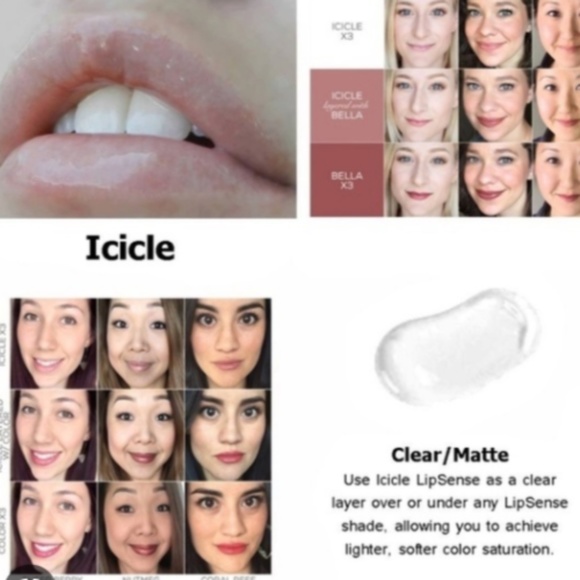 LipSense Longlasting LipColor in Icicle .25 ml - Picture 4 of 4